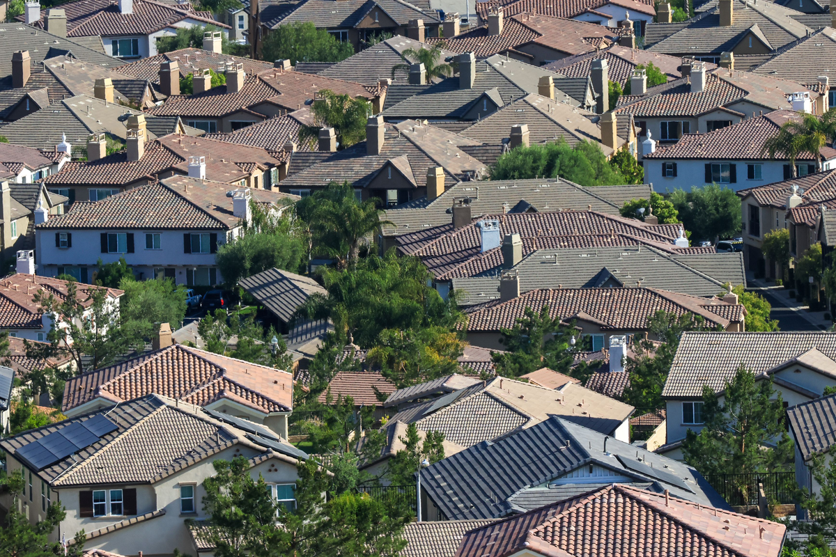 Residential homes in Moreno Valley.