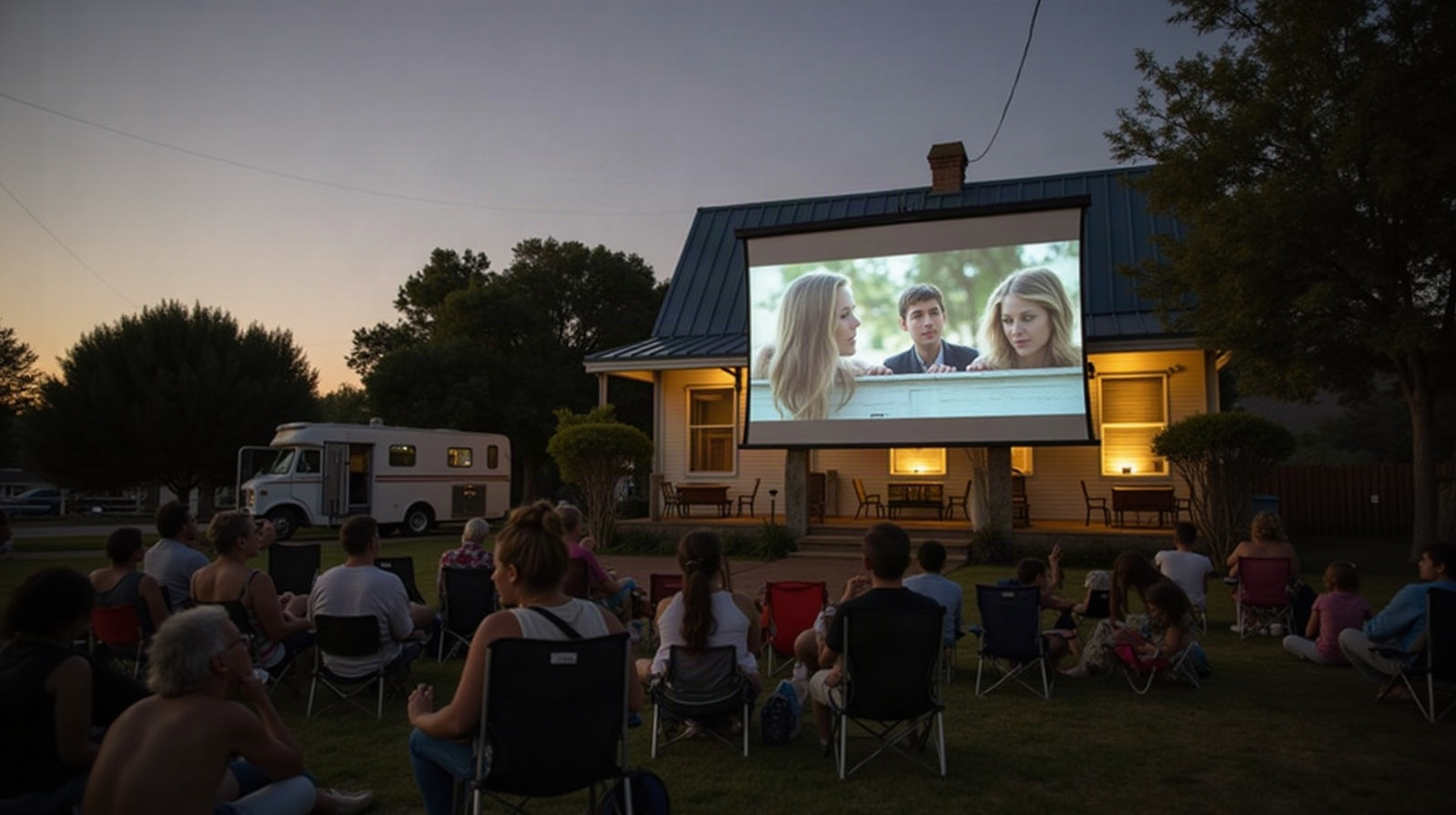 The Farmhouse Knows What Moreno Valley Forgot. Tonight in Riverside, a converted farmhouse called Farm House Collective will project School of Rock onto an outdoor screen at 7 p.m., and people from across the Inland Empire, plausibly including families from Moreno Valley, will bring lawn chairs and