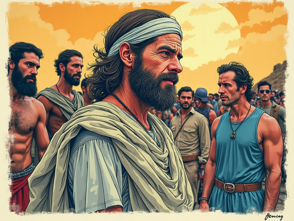 Illustration for "Moreno Valley: The Odyssey Turns Homer Into a Nolan Puzzle Box, and Mostly Wins"
