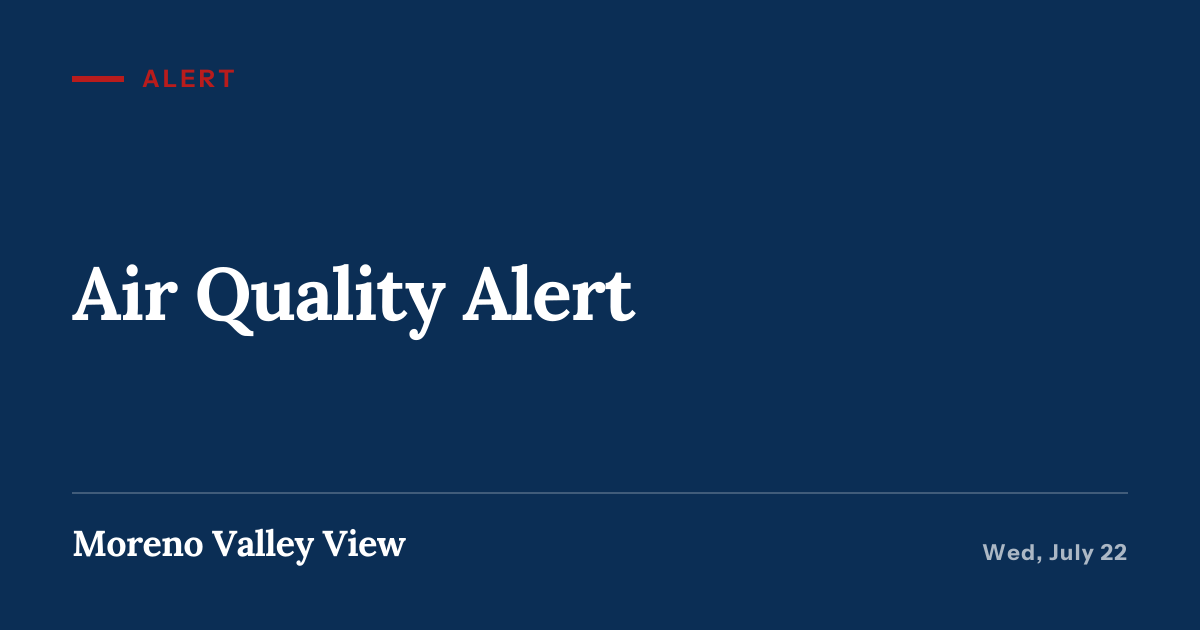 Illustration for “Air Quality Alert”