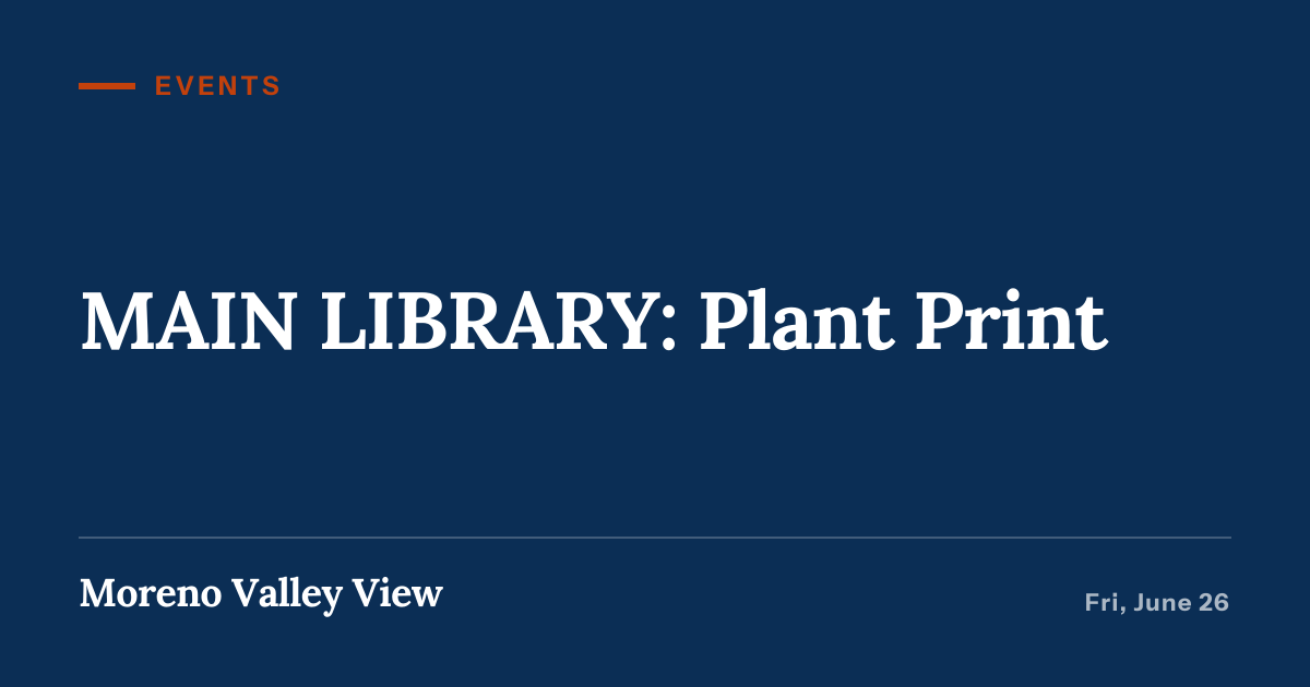 Illustration for “MAIN LIBRARY: Plant Print”
