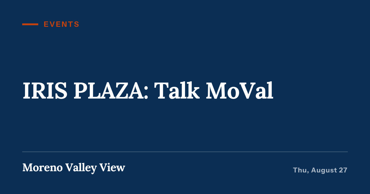 Illustration for “IRIS PLAZA: Talk MoVal”