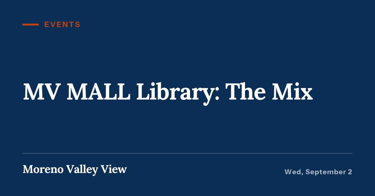 Illustration for “MV MALL Library: The Mix”