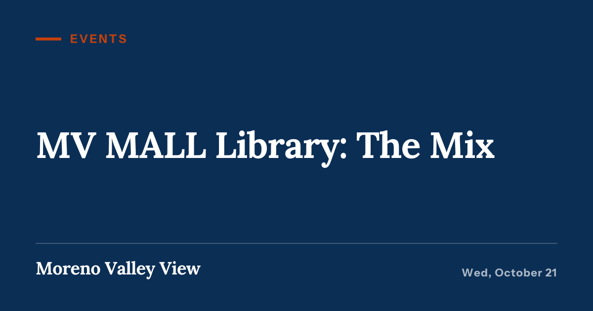 Illustration for “MV MALL Library: The Mix”